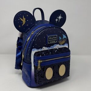 Loungefly Disney Peter Pan Navy Backpack